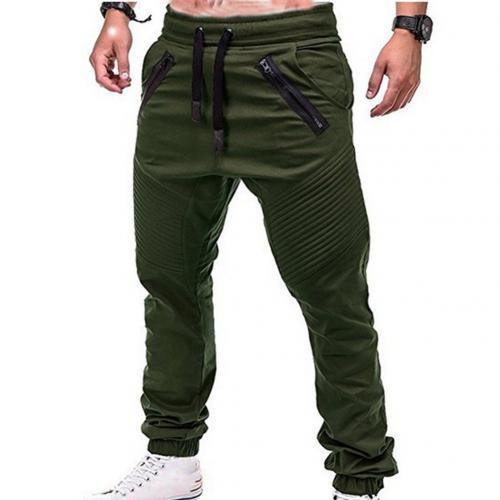 Solid Color Cotton Sweat Pants