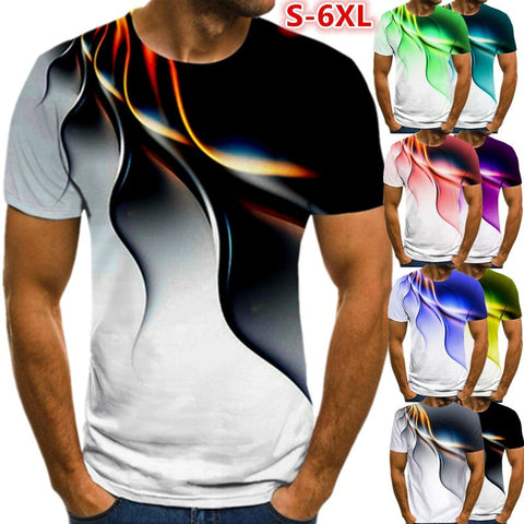 Lightning 3D Printed T-Shirt