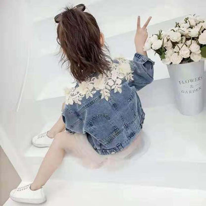 Butterfly Embroidery Denim Jacket