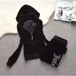 Fashion Brand Velvet Velour Tracksuit