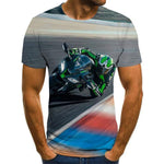 Cool Racing 3D Print T -Shirt