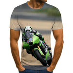 Cool Racing 3D Print T -Shirt
