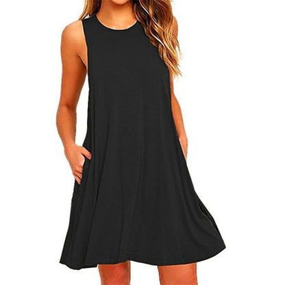 Casual Swing T-Shirt Cover Up Dress