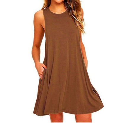Casual Swing T-Shirt Cover Up Dress
