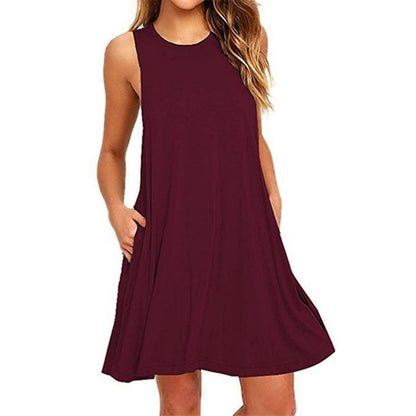 Casual Swing T-Shirt Cover Up Dress