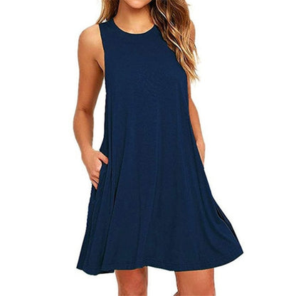 Casual Swing T-Shirt Cover Up Dress