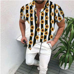 Printed Short Sleeve Monogram Shirt