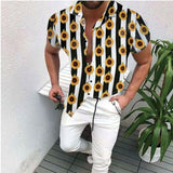 Printed Short Sleeve Monogram Shirt