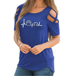 Lovely Heart Bear Paw T-Shirt