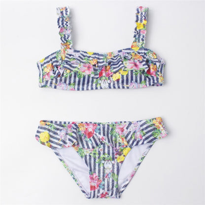 Two-Piece Halter Top Swim Suit