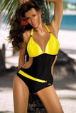 Swimwear One Piece Push Up Bathing Suit Women's High Cut SwimSuit