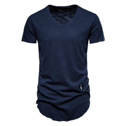 Cotton Brand Solid Color T-Shirt