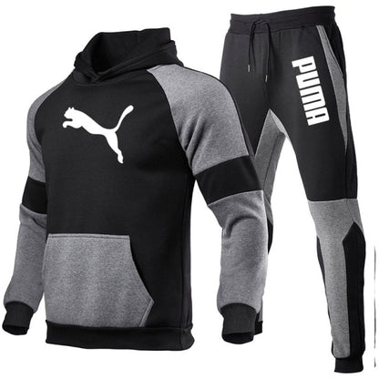 PUMA Drawstring Hoodie Sports Suit