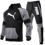 PUMA Drawstring Hoodie Sports Suit