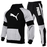 PUMA Drawstring Hoodie Sports Suit