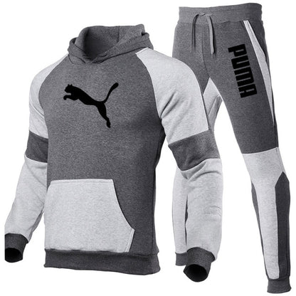 PUMA Drawstring Hoodie Sports Suit