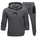 PUMA Drawstring Hoodie Sports Suit