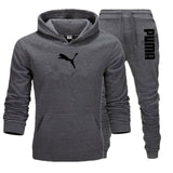 PUMA Drawstring Hoodie Sports Suit
