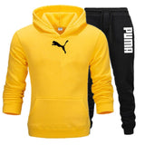 PUMA Drawstring Hoodie Sports Suit