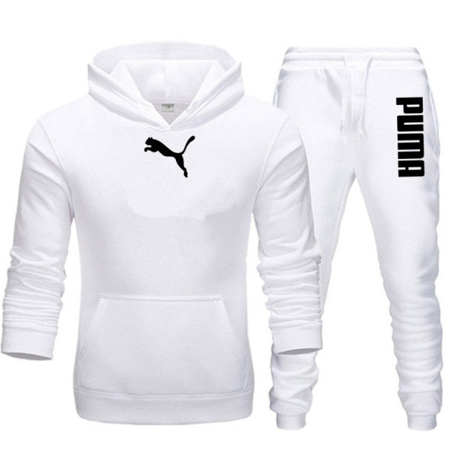PUMA Drawstring Hoodie Sports Suit