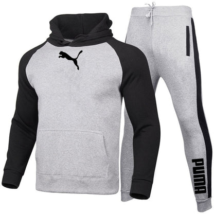 PUMA Drawstring Hoodie Sports Suit
