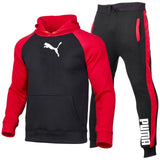 PUMA Drawstring Hoodie Sports Suit