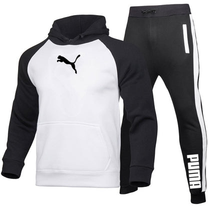 PUMA Drawstring Hoodie Sports Suit