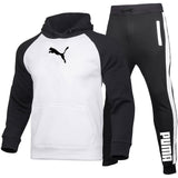 PUMA Drawstring Hoodie Sports Suit
