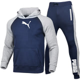 PUMA Drawstring Hoodie Sports Suit