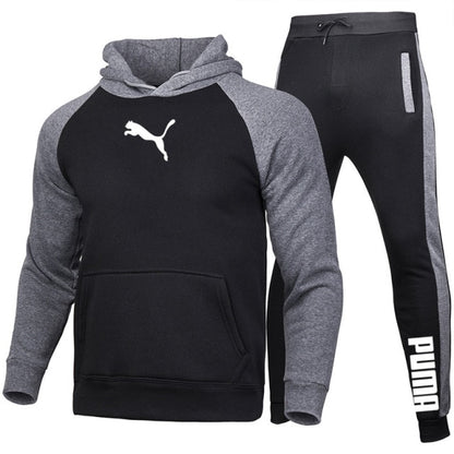 PUMA Drawstring Hoodie Sports Suit