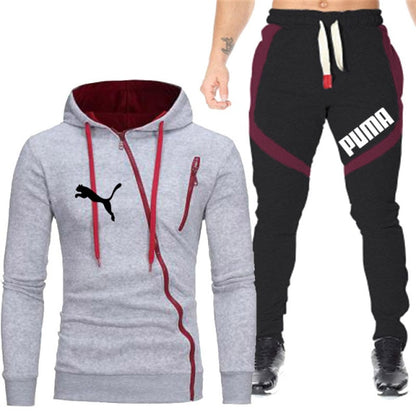 PUMA Drawstring Hoodie Sports Suit