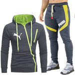 PUMA Drawstring Hoodie Sports Suit