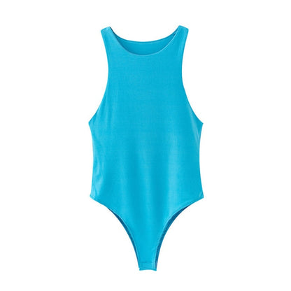 Summer Solid Color Body Suit