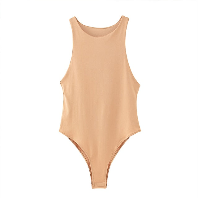 Summer Solid Color Body Suit