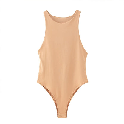 Summer Solid Color Body Suit