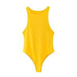 Summer Solid Color Body Suit