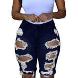 Ripped Jean Shorts