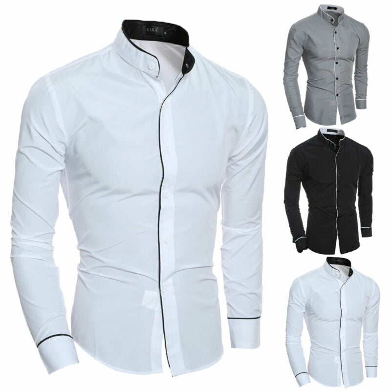 Long Sleeve Casual Business Shirt