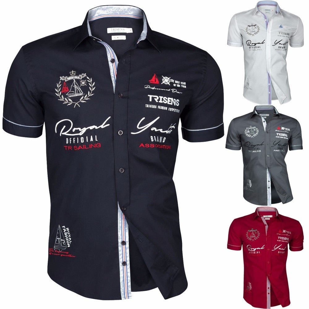 Casual Button Down Short Sleeve Shirt