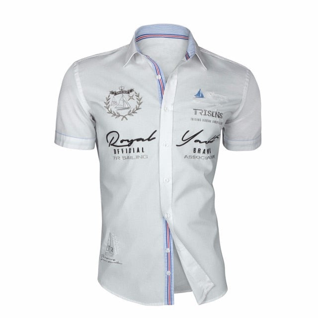 Casual Button Down Short Sleeve Shirt