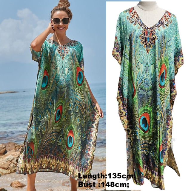 Easy Dry Long Beach Cover Up
