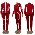 Solid Sportswear Jogging Suit