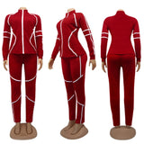 Solid Sportswear Jogging Suit