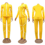 Solid Sportswear Jogging Suit