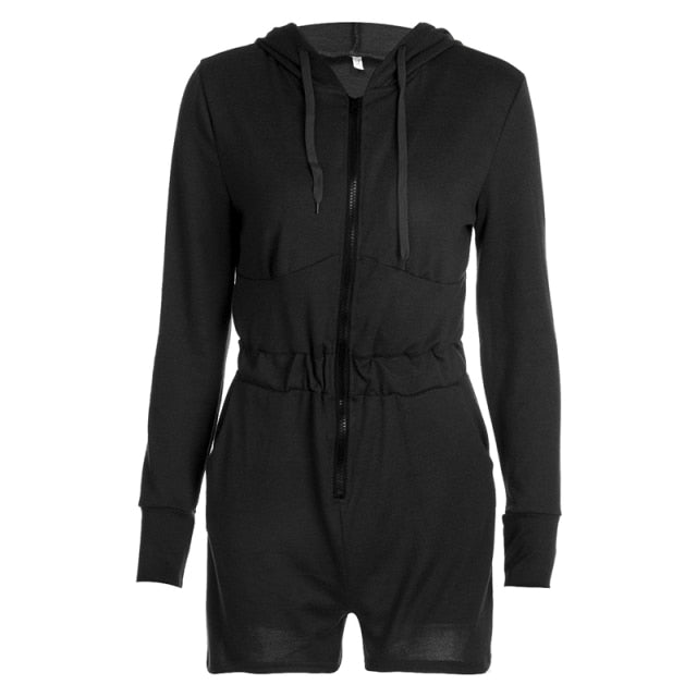 Long-Sleeved One-Piece Short Set