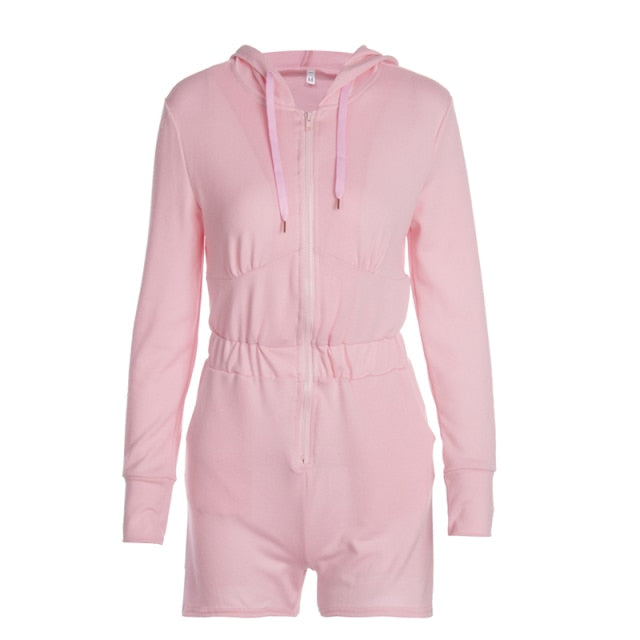 Long-Sleeved One-Piece Short Set