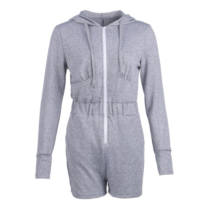 Long-Sleeved One-Piece Short Set