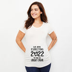 Baby Footprint Maternity T-Shirt
