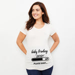 Baby Footprint Maternity T-Shirt