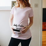 Baby Footprint Maternity T-Shirt